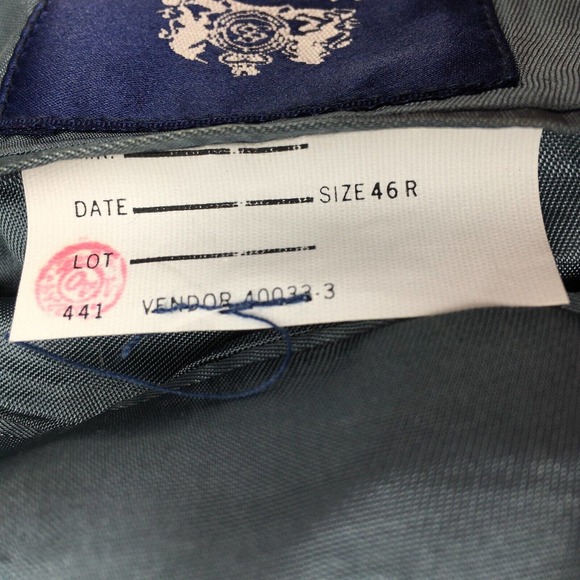 Stafford Men's Wool Blend Two-Button Blazer‎ Sport Size 46R - Picture 9 of 10